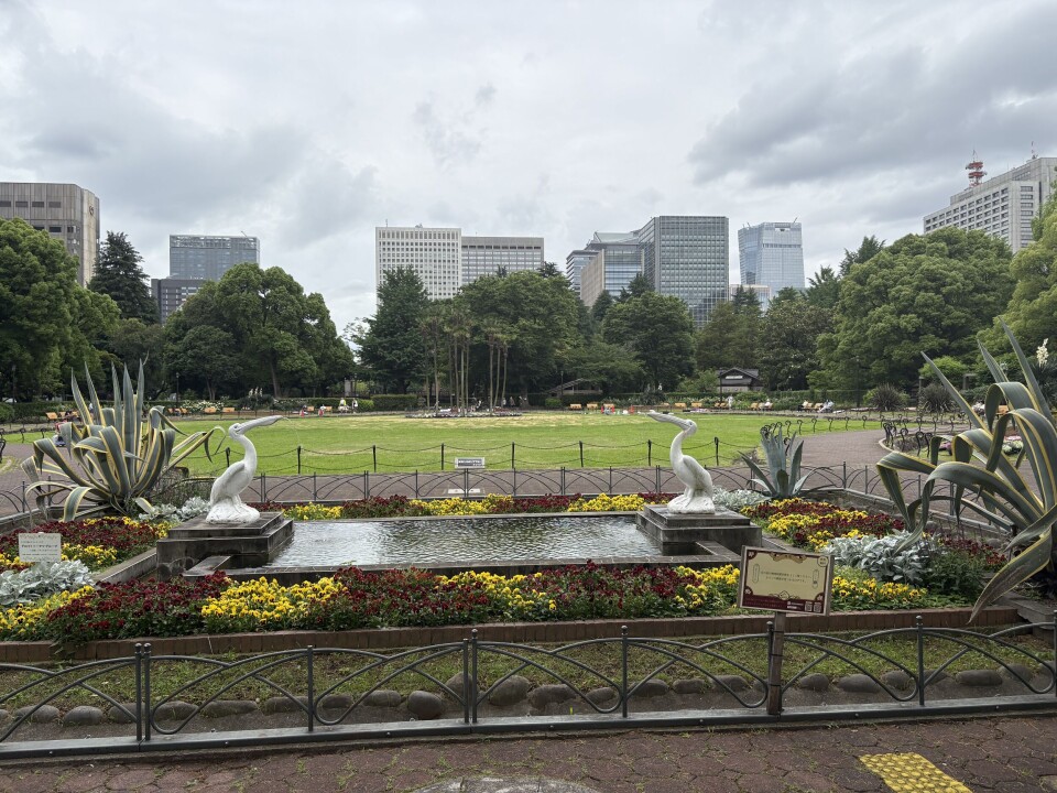 Parker er det mange av, og park og kultur går hånd i hånd i Tokyo, som denne: Hibiya Park.