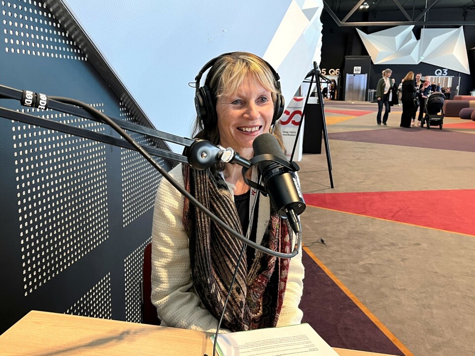 Kari Bø var gjest i Fysioterapeutens pop-up-studio under Fysioterapikongressen.