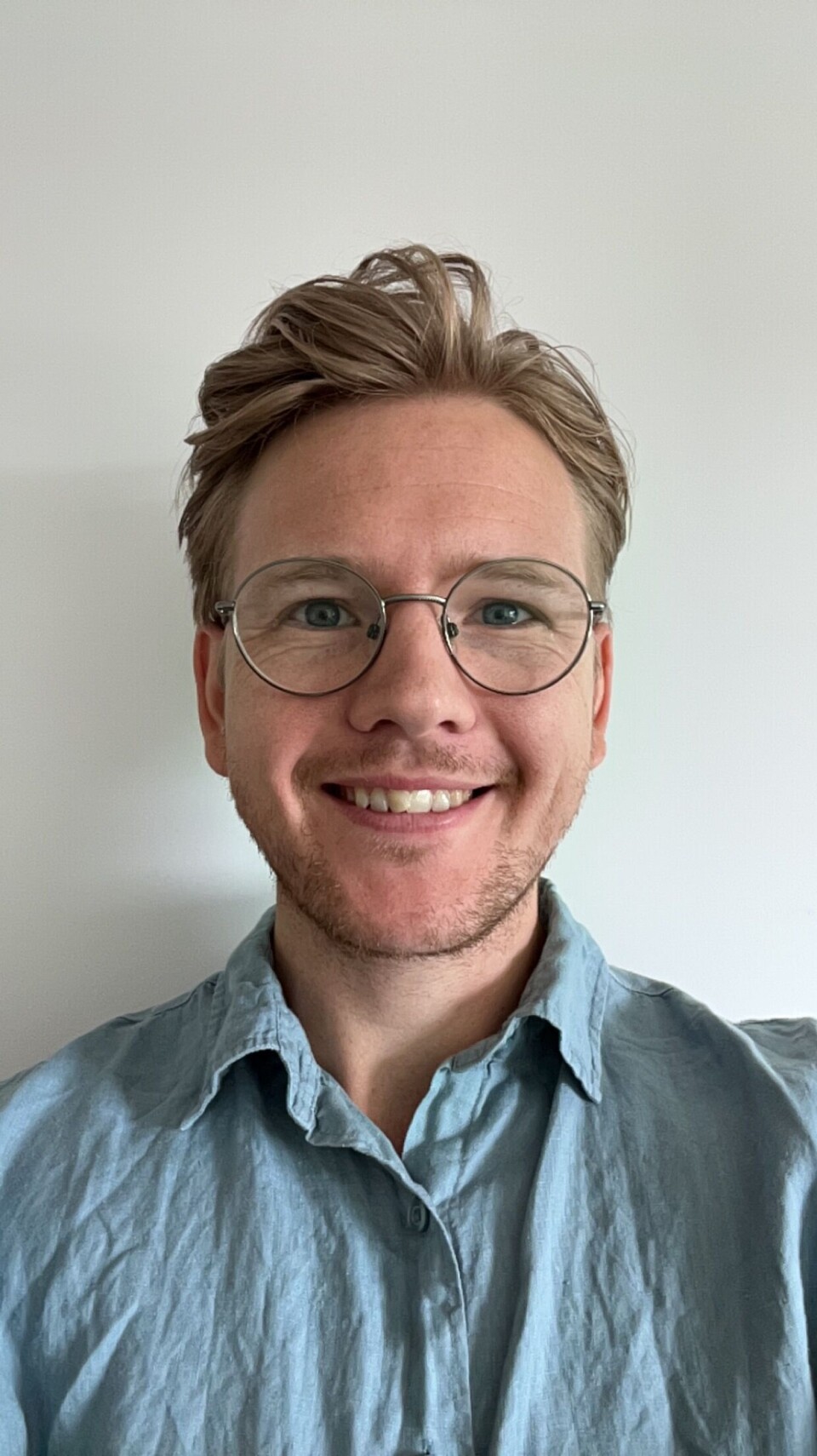 Jan-Eivind Dullaert Holsen i Faggruppen Fysioterapi for eldre i NFF