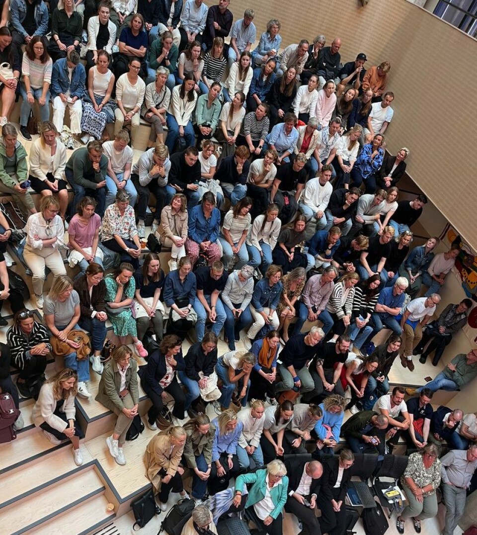 Full sal ved HVL før man flyttet arrangementet inn i et større auditorium.